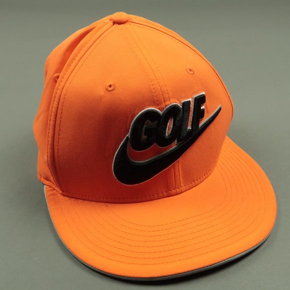 Nike Golf Orange Novelty Flat Bill Cap 2.0